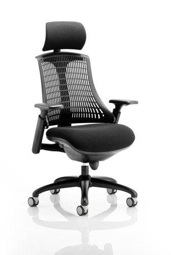 Flex Black Frame Black Back wHR