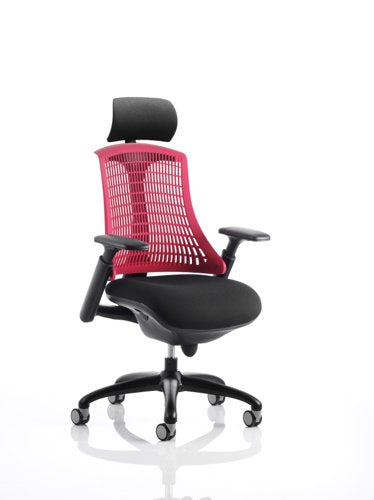 Flex Black Frame Red Back wHR