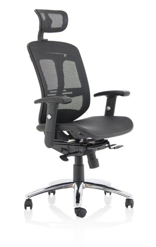 Mirage II Exec Chair BK Mesh wHR