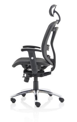 Mirage II Exec Chair BK Mesh wHR