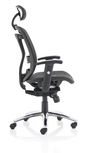 Mirage II Exec Chair BK Mesh wHR