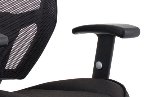 Denver Mesh Chair wHeadrest Black
