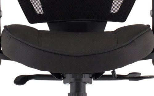 Denver Mesh Chair wHeadrest Black