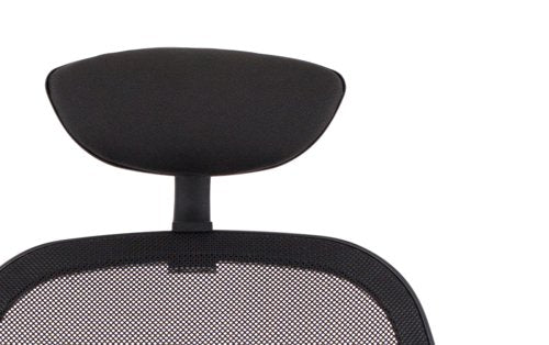 Denver Mesh Chair wHeadrest Black