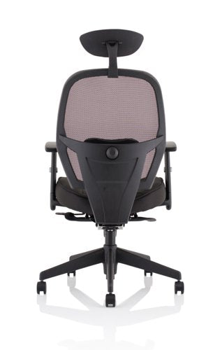 Denver Mesh Chair wHeadrest Black