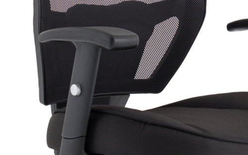 Denver Mesh Chair wHeadrest Black