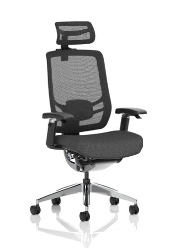Ergo Click Fab Seat Mesh Back Head BK