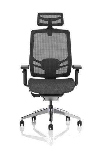 Ergo Click Fab Seat Mesh Back Head BK