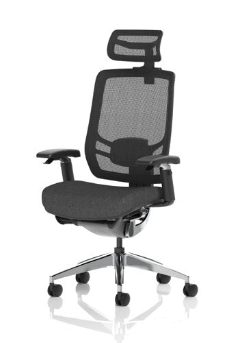 Ergo Click Fab Seat Mesh Back Head BK