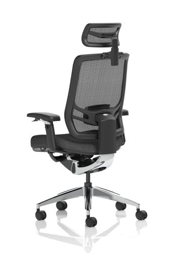 Ergo Click Fab Seat Mesh Back Head BK