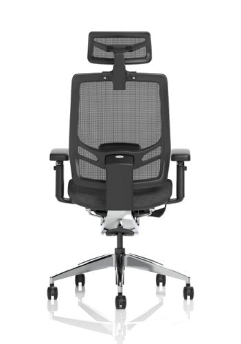 Ergo Click Fab Seat Mesh Back Head BK