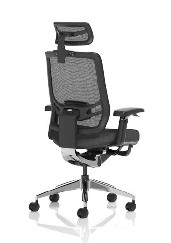 Ergo Click Fab Seat Mesh Back Head BK