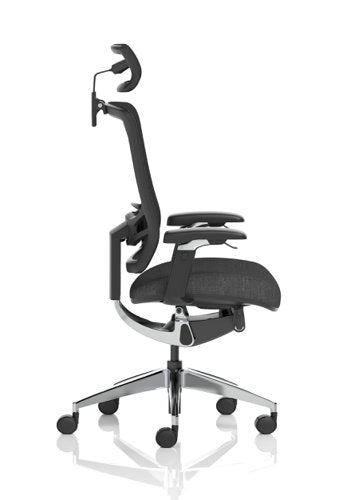 Ergo Click Fab Seat Mesh Back Head BK