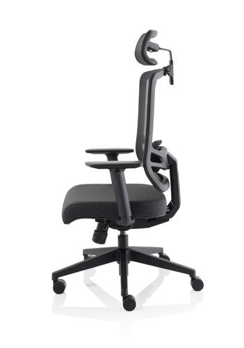 Ergo Twist Fabric Seat Mesh Back H BK