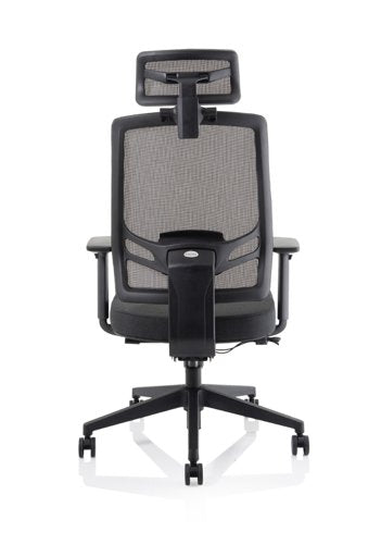 Ergo Twist Fabric Seat Mesh Back H BK