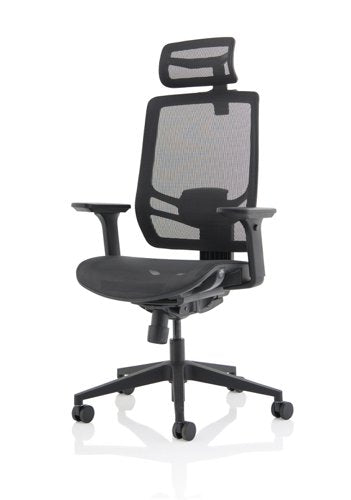Ergo Twist Mesh wHeadrest Black