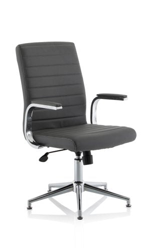Ezra Executive Leather Chair Grey