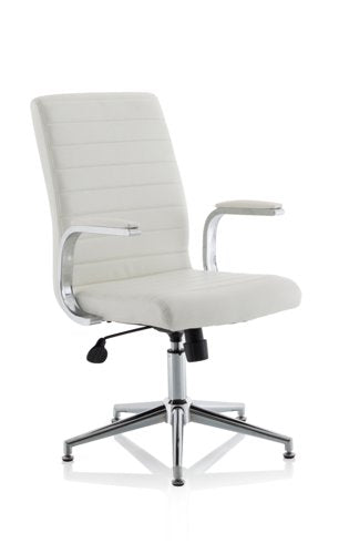 Ezra Executive Leather Chair White