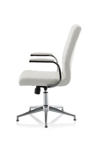 Ezra Executive Leather Chair White