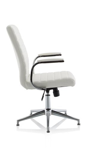 Ezra Executive Leather Chair White