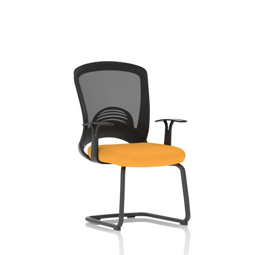 Astro Visitor Cantilever Chair Yellow