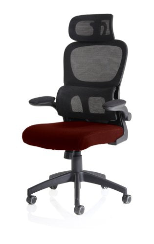 Iris Task Ops Mesh Chair HR Chilli