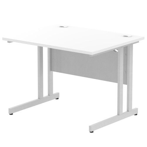 Impulse 1000x800 Desk Cntlvr WH SL