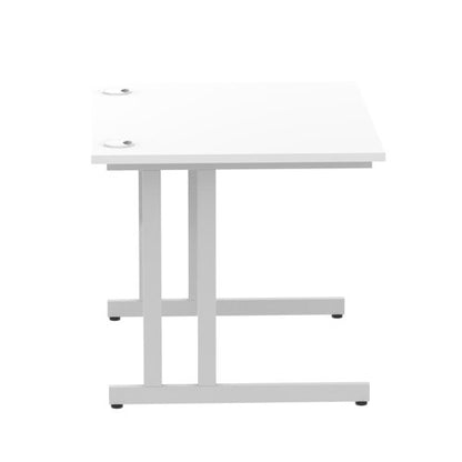 Impulse 1000x800 Desk Cntlvr WH SL