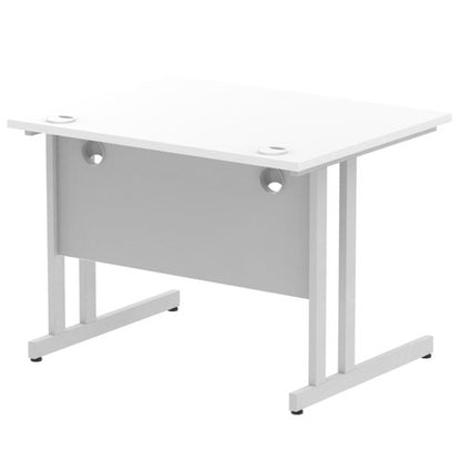 Impulse 1000x800 Desk Cntlvr WH SL
