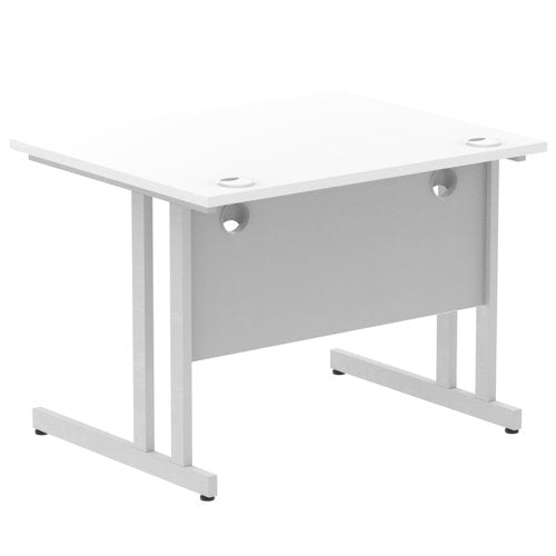 Impulse 1000x800 Desk Cntlvr WH SL
