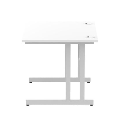 Impulse 1000x800 Desk Cntlvr WH SL