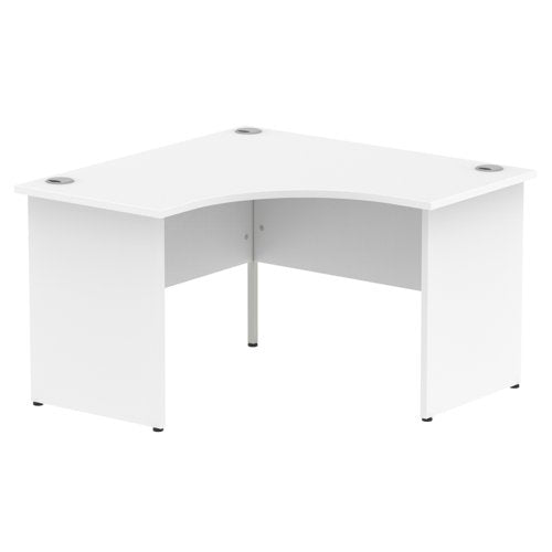 Impulse 1200 Crn Desk White End Leg