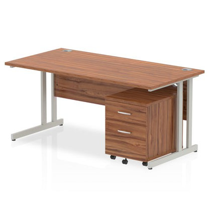 Impulse 1600x800 Desk WL SL 2 Drw Ped