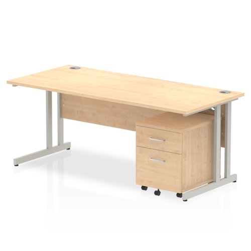 Impulse 1800x800 Desk MP SL 2 Drw Ped
