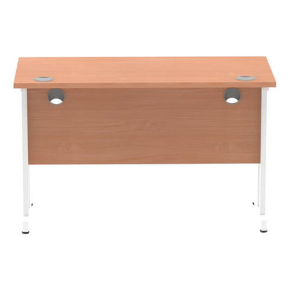 Impulse 1200x600 Cntlvr Leg Bch WH