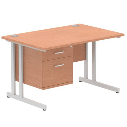 Impulse 1200X800 Desk BESL 1X2 FixPed