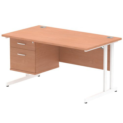 Impulse 1400X800 Desk BEWH 1X2 FixPed