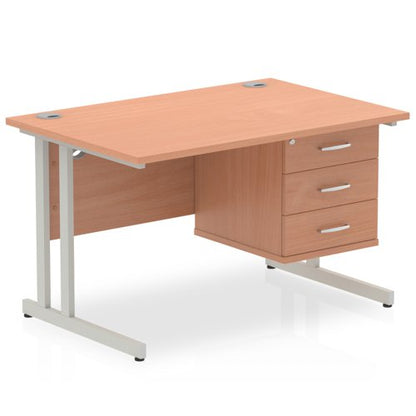 Impulse 1200X800 Desk BESL 1X3 FixPed