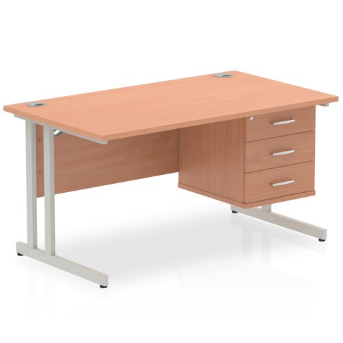 Impulse 1400X800 Desk BESL 1X3 FixPed