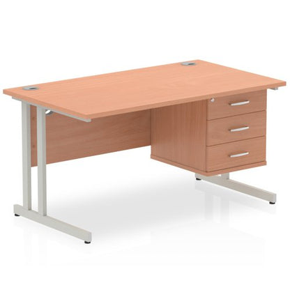 Impulse 1400X800 Desk BESL 1X3 FixPed