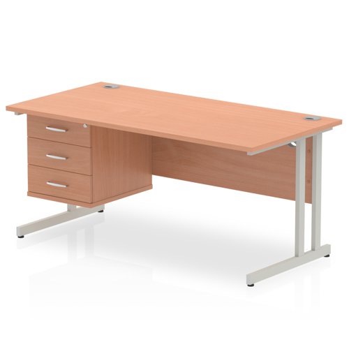 Impulse 1600X800 Desk BESL 1X3 FixPed