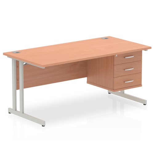 Impulse 1600X800 Desk BESL 1X3 FixPed