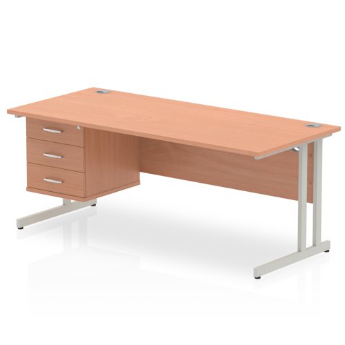 Impulse 1800X800 Desk BESL 1X3 FixPed