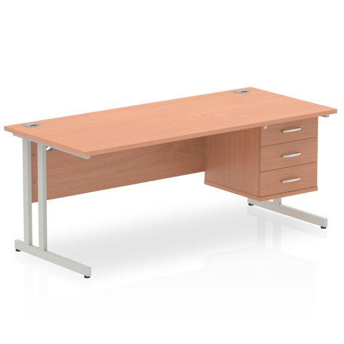 Impulse 1800X800 Desk BESL 1X3 FixPed