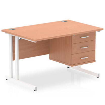 Impulse 1200X800 Desk BEWH 1X3 FixPed