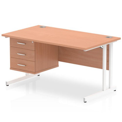 Impulse 1400X800 Desk BEWH 1X3 FixPed