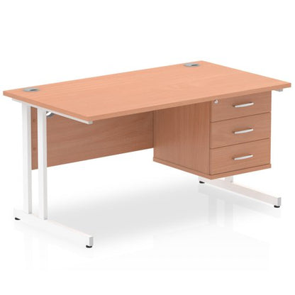 Impulse 1400X800 Desk BEWH 1X3 FixPed