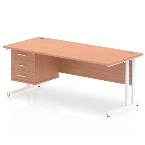 Impulse 1800X800 Desk BEWH 1X3 FixPed