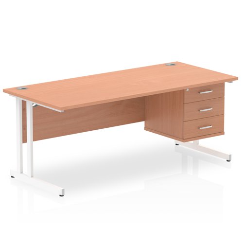 Impulse 1800X800 Desk BEWH 1X3 FixPed