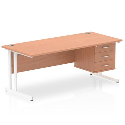 Impulse 1800X800 Desk BEWH 1X3 FixPed